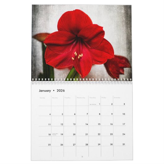 Take Time To Smell The Flowers Calendar カレンダー (1月 2026)