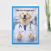 Take Two Dog Bones Get Well Card DBA-1 カード (正面)
