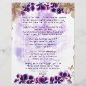 Take Up宇宙in Time Writingsパーソナライズ紙 (裏面)