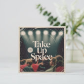 Take Up Space 招待状 (スタンド正面)