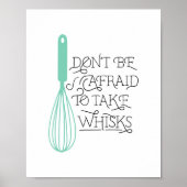 Take Whisks Quote CUSTOMIZABLE Poster ポスター (正面)