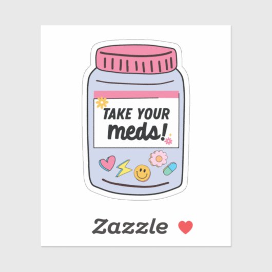 Take your meds シール (シート)