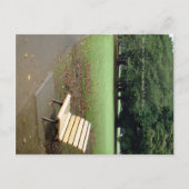 Taking a short break on a park bench. ポストカード (正面)