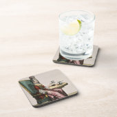 Taking Coffeeのファッションプレート、c.1695 (engravi女性 コースター (右側)