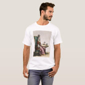 Taking Coffeeのファッションプレート、c.1695 (engravi女性 Tシャツ (正面フル)