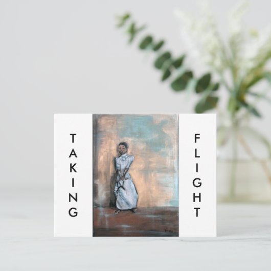 「Taking Flight」：横葉書 ポストカード (スタンド正面)