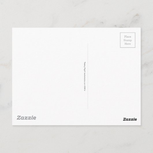 「Taking Flight」：横葉書 ポストカード (裏面)