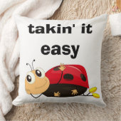 「TAKIN'IT簡単」 LADYBUG クッション (ブランケット)