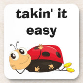 「TAKIN'IT簡単」 LADYBUG コースター (正面)