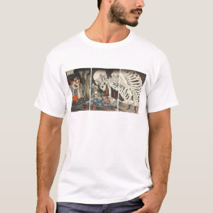 Takiyasha魔法使いおよび骨組幽霊 Tシャツ