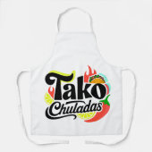 Tako Chuladas Fun Mexican Food All-Over Print Apro エプロン (正面)