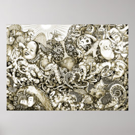 Tako emaki300 @miyasan_art ポスター