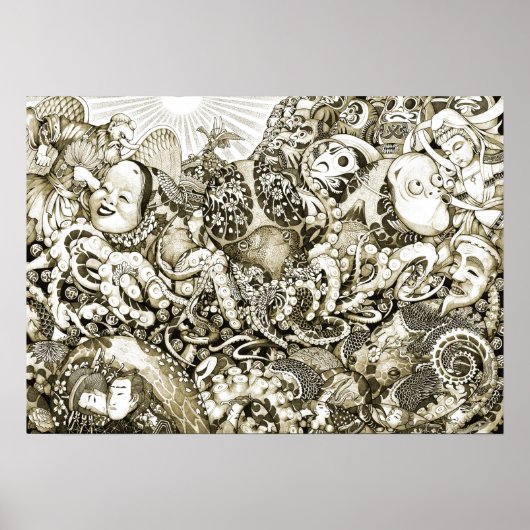 Tako emaki300 @miyasan_art ポスター (正面)