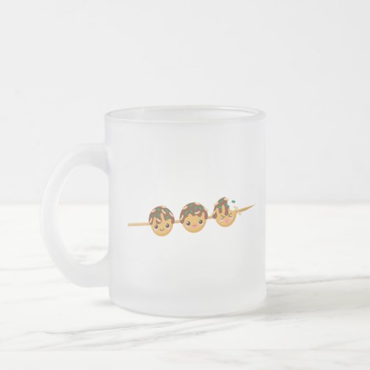 Takoyaki フロストグラスマグカップ (左)