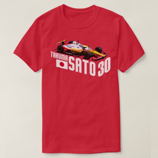 Takuma Sato 2019 experimental Tシャツ (デザイン正面)