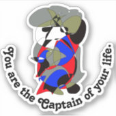 TAKUROMAN「Captain」（船長） シール (正面)