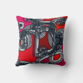 TAKUROMAN「Red」クッション クッション (裏面)