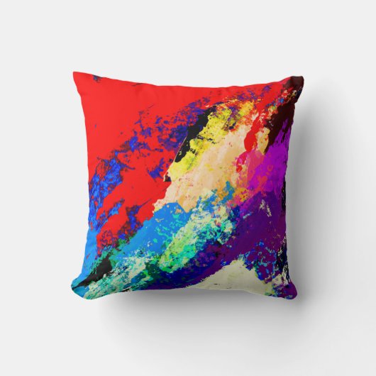 TAKUROMAN「Storm」Red クッション (正面)