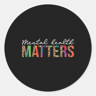 Tal Health Matters Brain Illness Tal Health Awaren ラウンドシール