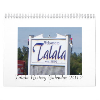 Talalaの歴史のカレンダー2012年 カレンダー