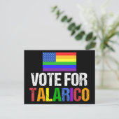 Talaricoに投票しよう 虹色の2026年選挙 ポストカード (スタンド正面)