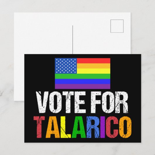 Talaricoに投票しよう 虹色の2026年選挙 ポストカード (正面/裏面)