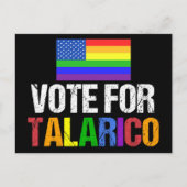 Talaricoに投票しよう 虹色の2026年選挙 ポストカード (正面)