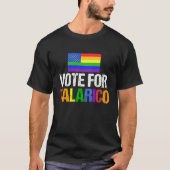 Talaricoに投票しよう 虹色の2026年選挙 tシャツ (正面)