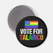 Talaricoに投票 2026年選挙 レインボー マグネット (正面/裏面)
