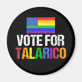 Talaricoに投票 2026年選挙 レインボー マグネット (正面)