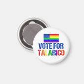 Talaricoレインボーアメリカ国旗 2026年選挙 マグネット (正面/裏面)
