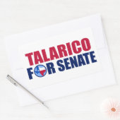 Talarico 上院議員 テキサス州 2026年選挙 長方形シール (封筒)
