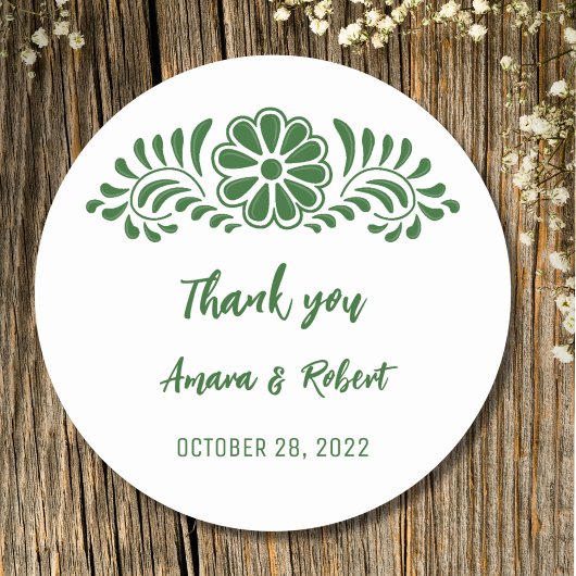 TALAVERA FLOWER ラウンドシール