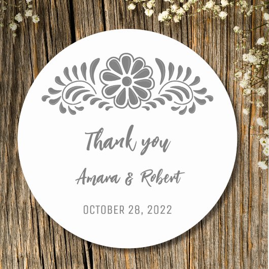 TALAVERA FLOWER ラウンドシール