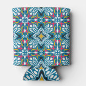 Talavera Mosaic:多文化シームレス壁紙。 缶クーラー (裏面)