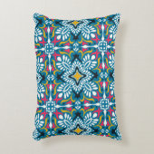 Talavera pattern. Indian patchwork. Azulejos portu アクセントクッション (正面(垂直))