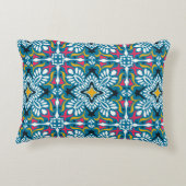 Talavera pattern. Indian patchwork. Azulejos portu アクセントクッション (裏面)