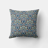 Talavera pattern. Indian patchwork. Azulejos portu クッション (裏面)