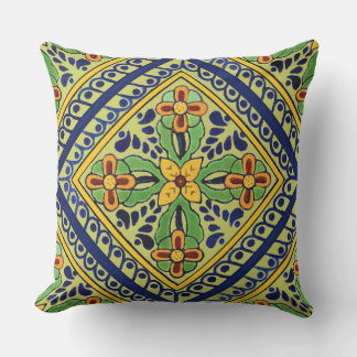 Talavera Tile アウトドアクッション