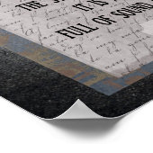 Tale told by an idiot --- Art Print -Shakespeare ポスター (角)