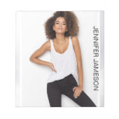 Talent Autograph Padメモ帳 |アクターのモデル ノートパッド (正面)