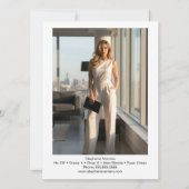 Talent Essentials Flip Card | Custom Comp Cards 招待状 (裏面)