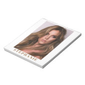 Talent Headshot Small Notepad | Custom Name ノートパッド (回転)