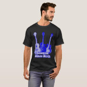 Talented since birth. vintage blue guitars tシャツ (正面フル)