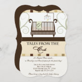 Tales from the Crib Storybook Shower招待状 招待状 (正面/裏面)