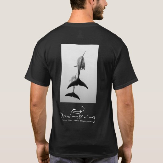 Tales of dolphin black T-shirt ドルフィンテイルT 黒 Tシャツ (裏面)