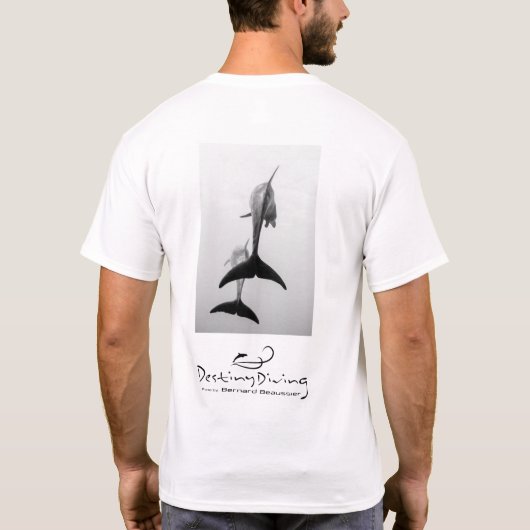 Tales of wild dolphin white T-shirt ドルフィンテイルT 白 Tシャツ (裏面)