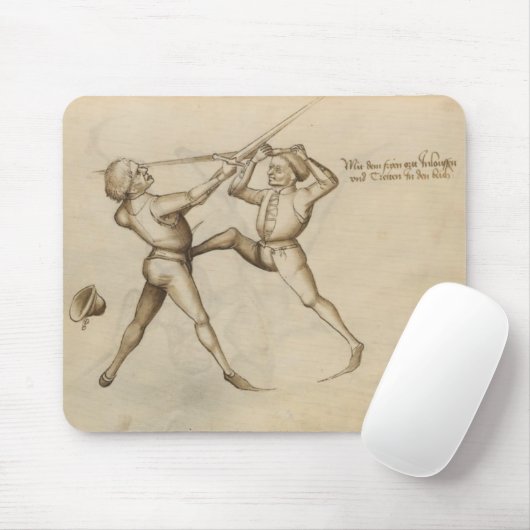 Talhofferの蹴り マウスパッド (マウス)