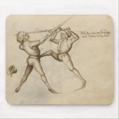 Talhofferの蹴り マウスパッド (正面)