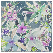 TALIAの庭のカラフルなBadassの花柄 ファブリック (クローズアップ)